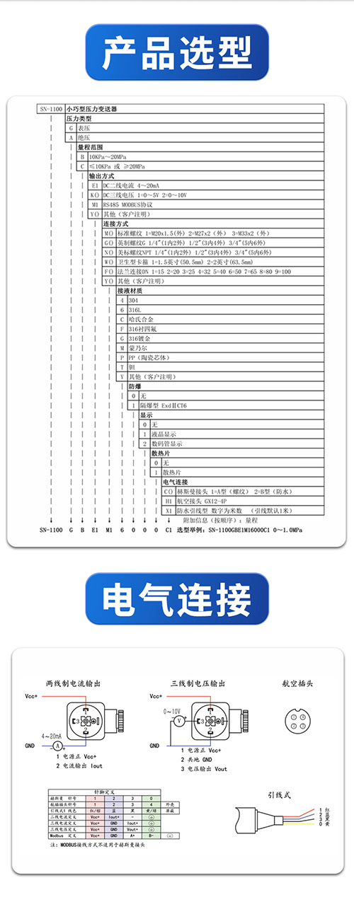 SN1100小巧型压力变送器(图10)